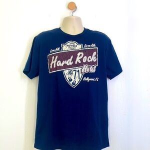 Hard Rock - Seminole Hard Rock Hotel Hollywood Florida Graphic Tee Size Large